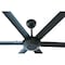 Iliving 78 Inch, 6.5 feet HVLS 6 Blades BLDC Big Ceiling Fan, High Volume Low Speed HVLS Outdoor Fan with Powerful Brushless DC Motor, Reversible Industrial Commercial and Residential 78" Blade, 11896 CFM at 135 RPM with IR Remote ILG8HVLS78 - alternate 6